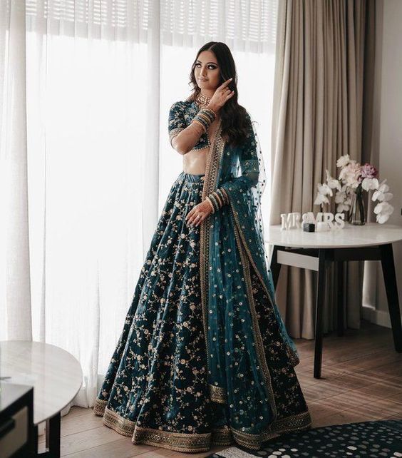 Lehenga Mart Glamorous Designer Lehenga Choli for Bridal and Bridesmaids Wedding Wear Choli