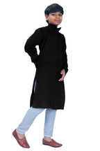 DEIANA'S Casual Designer Kurta Pyjama Set For Boys And kids (Black)