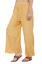 PAVONINE Beige Color Goti Aari Work Rayon Fabric Sharara For Women - Distacart
