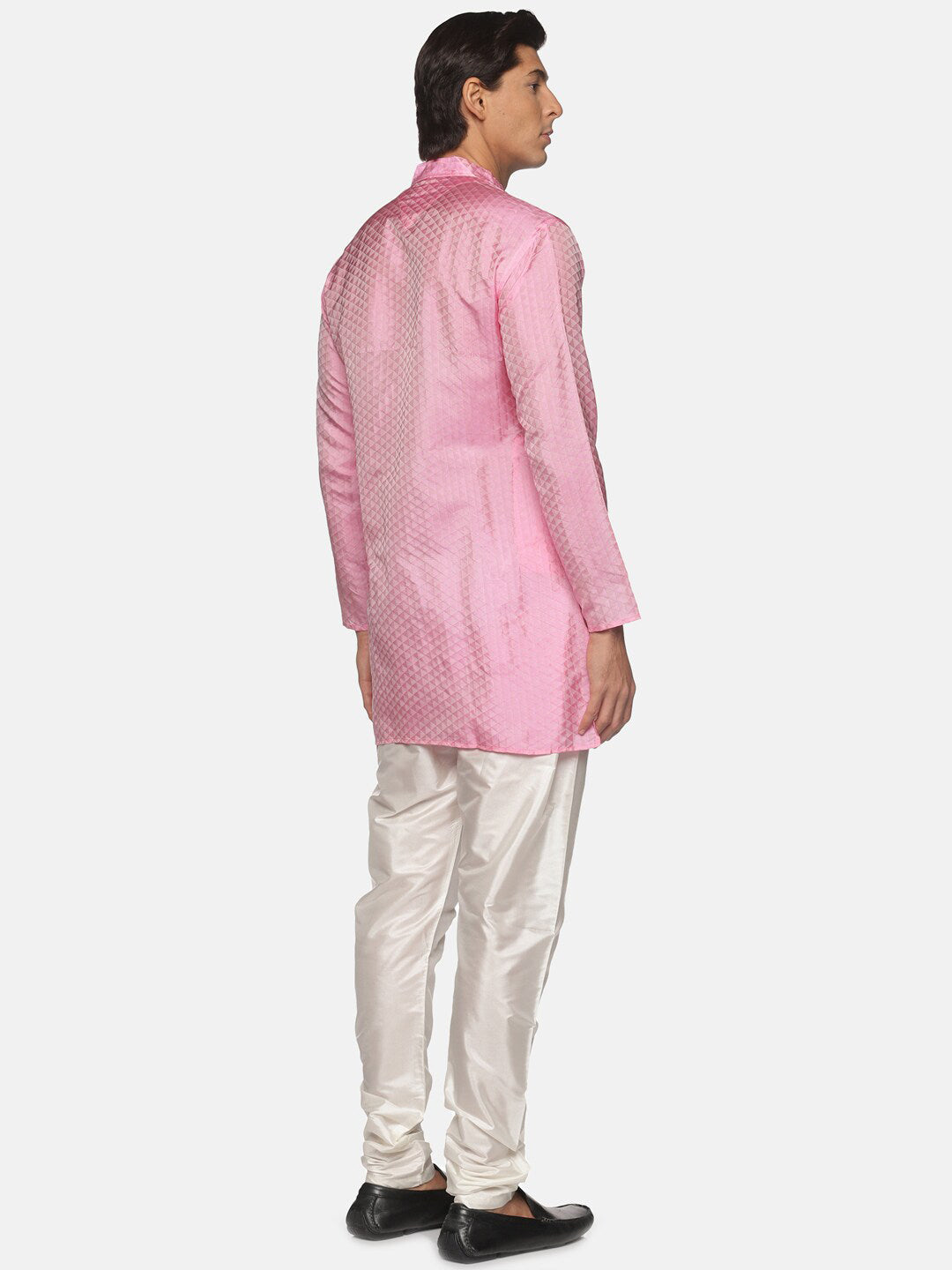 Sethukrishna Men Pink Kurta with Churidar - Distacart
