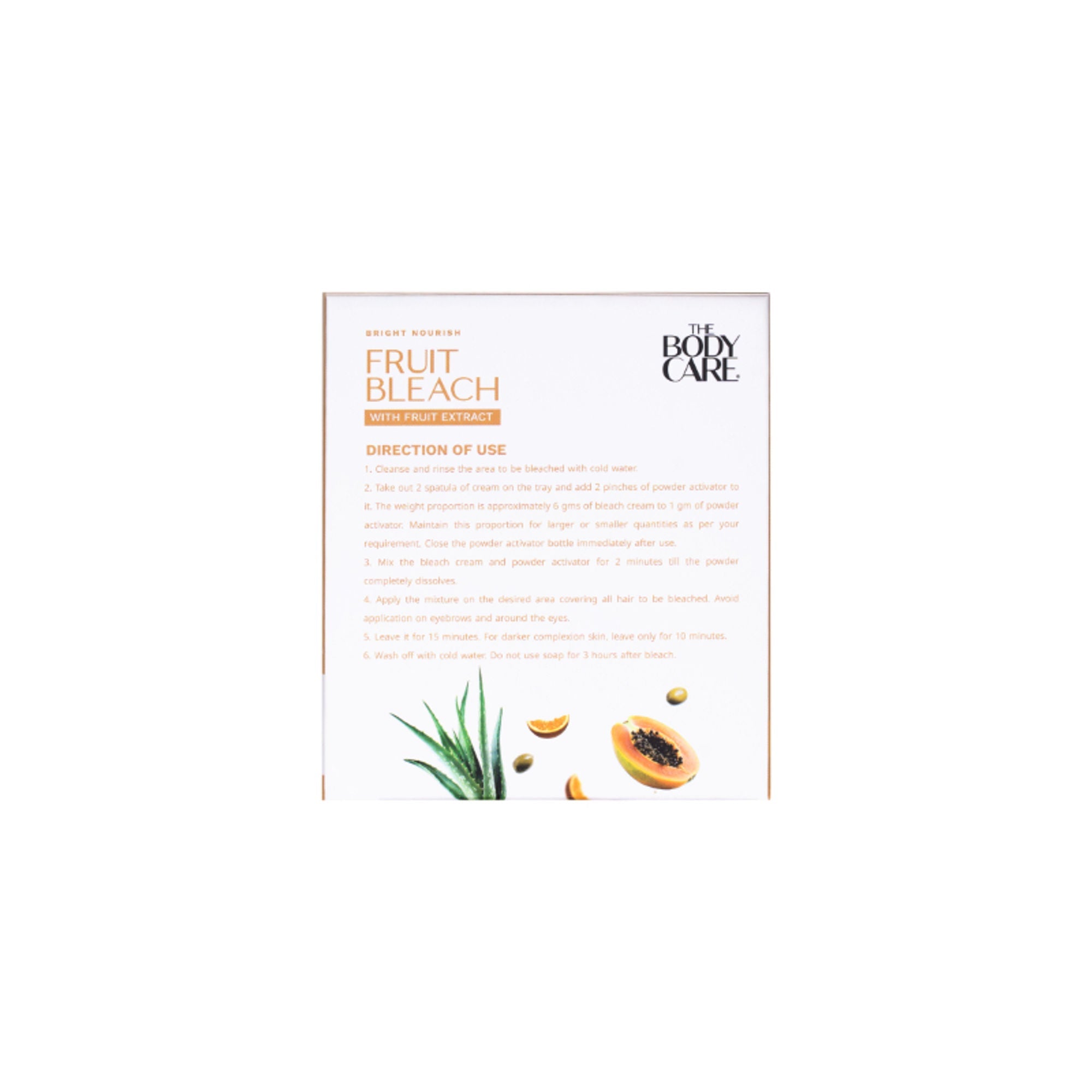 The Body Care Fruit Bleach Cream