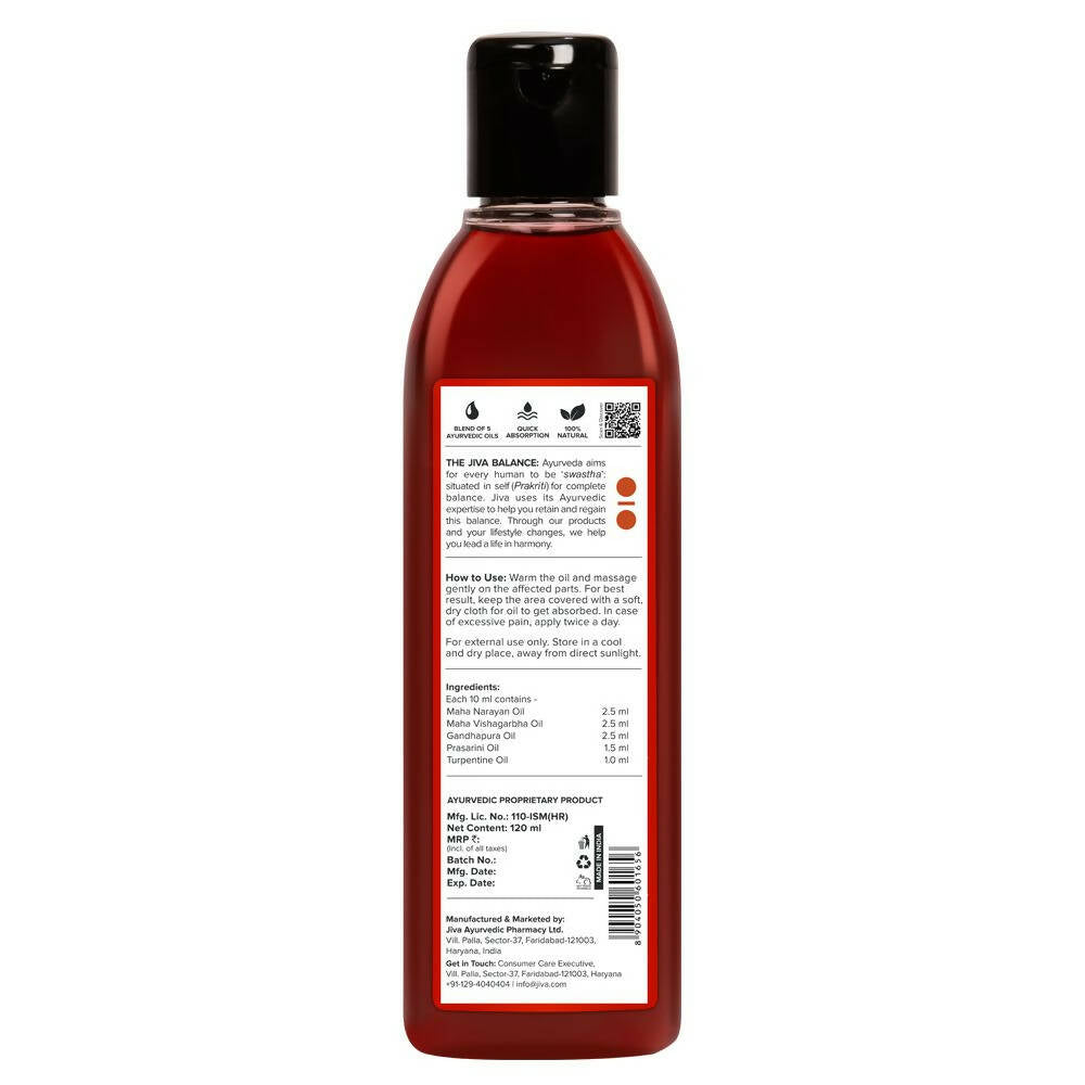 Jiva Ayurveda Pain Calm Oil - Distacart