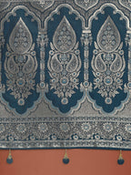 Monjolika Fashion Dark Teal Banarasi Satin Silk Saree with Intricate Zari Work with Rich Weaving Pattern - Distacart