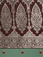 Monjolika Fashion Maroon Banarasi Satin Silk Saree with Intricate Zari Work with Rich Weaving Pattern - Distacart