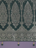 Monjolika Fashion Dark Green Banarasi Satin Silk Saree with Intricate Zari Work with Rich Weaving Pattern - Distacart