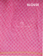 Neon Pink Printed Semi Chanderi Saree By Gayathri Reddy Designer Studio - Distacart
