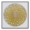 Tehzeeb Creations Golden Embossed Wall Painting