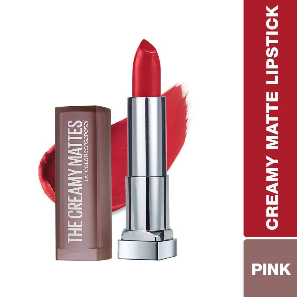 Maybelline New York Color Sensational Creamy Matte Lipstick / 641 Pink my Red