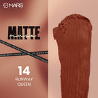 MARS Cosmetics Matte Muse Mousse Lipstick - 14 Runway Queen - Distacart