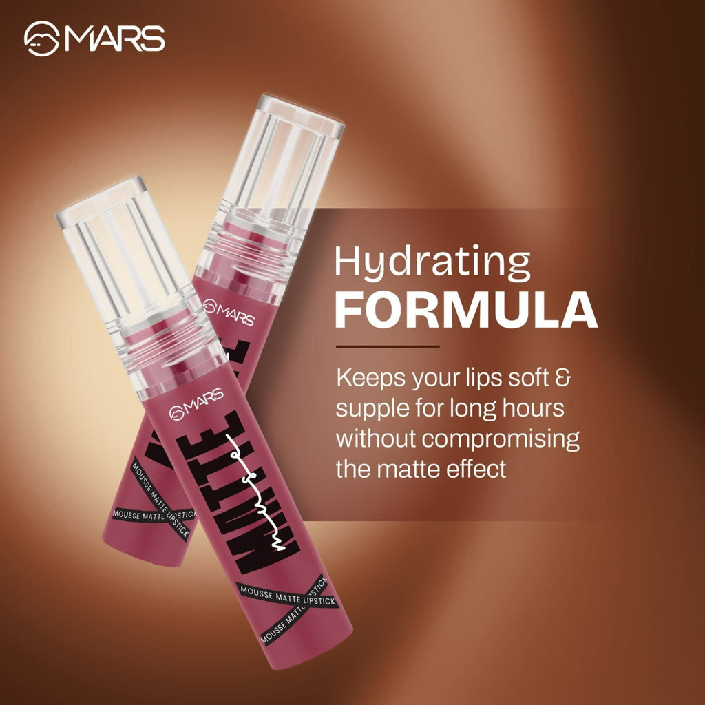MARS Cosmetics Matte Muse Mousse Lipstick - 15 Royal Highness - Distacart