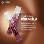 MARS Cosmetics Matte Muse Mousse Lipstick - 16 Chick Beauty - Distacart