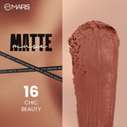 MARS Cosmetics Matte Muse Mousse Lipstick - 16 Chick Beauty - Distacart