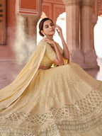 Myra Off White Embroidered Designer Lehenga Choli