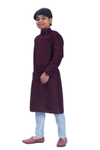 DEIANA'S Casual Designer Kurta Pyjama Set For Boys And kids (Wine)