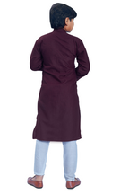 DEIANA'S Casual Designer Kurta Pyjama Set For Boys And kids (Wine)