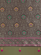 Monjolika Fashion Wine Zari Woven Banarasi Classic Satin Silk Saree - Distacart