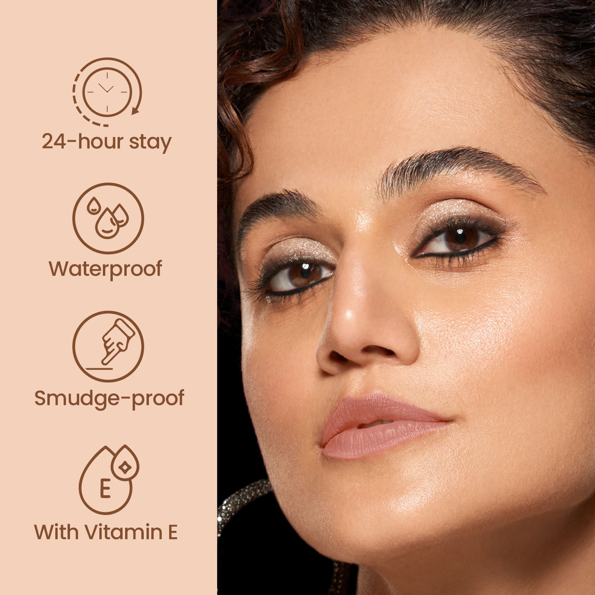 Swiss Beauty You & Eye Power ,24 Hours Stay ,Waterproof & Smudge-Proof Kajal With Vitamin E -Black - Distacart
