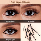 Swiss Beauty You & Eye Power ,24 Hours Stay ,Waterproof & Smudge-Proof Kajal With Vitamin E -Black - Distacart