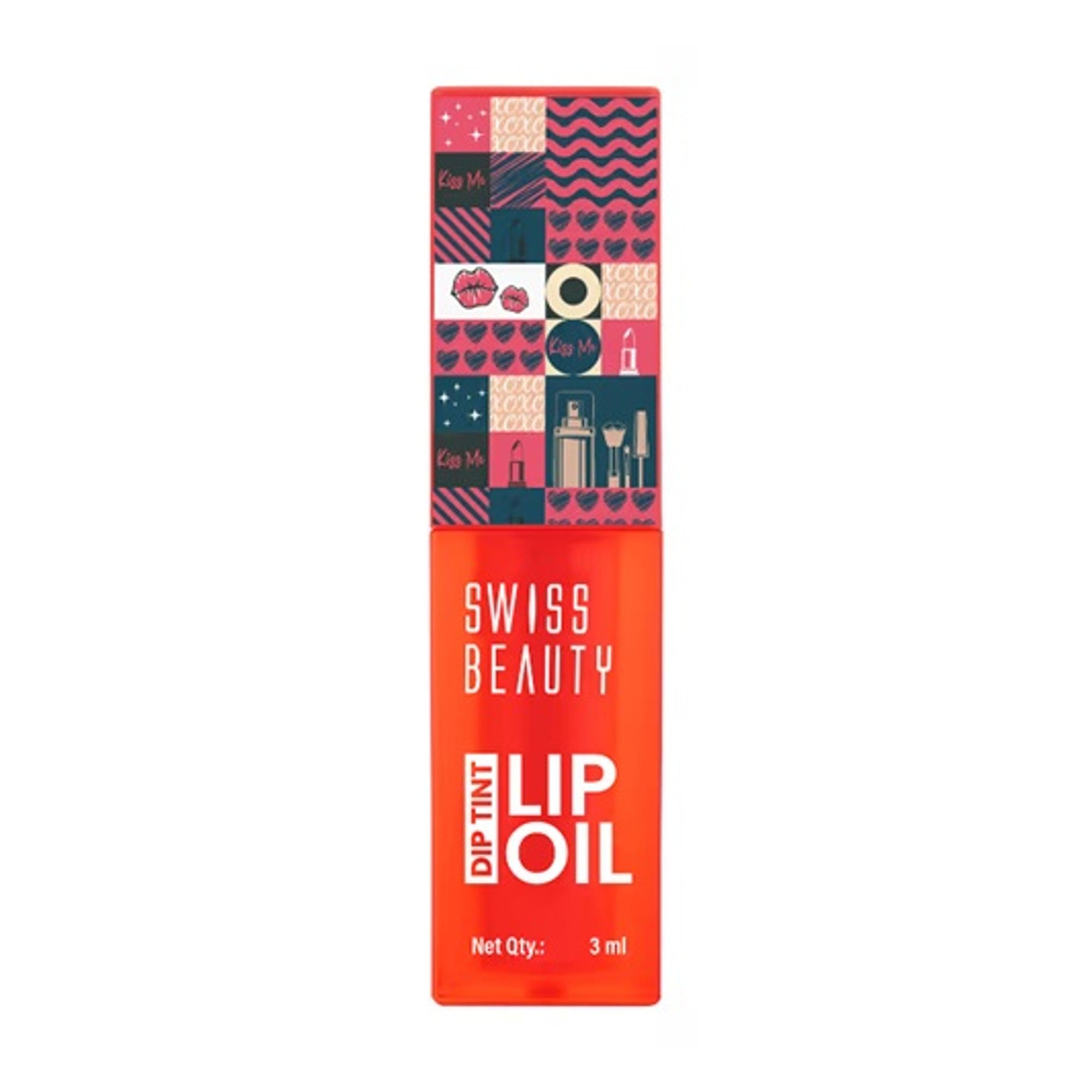 Swiss Beauty Dip Tint Color Changing Long Lasting With Vitamin-E PH Lip Oil - 1 Strawberry - Distacart