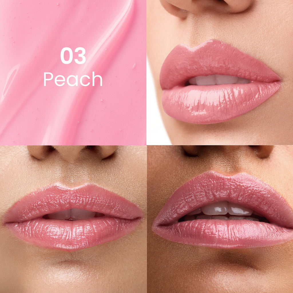 Swiss Beauty Dip Tint Color Changing Long Lasting With Vitamin-E PH Lip Oil - 3 Peach - Distacart