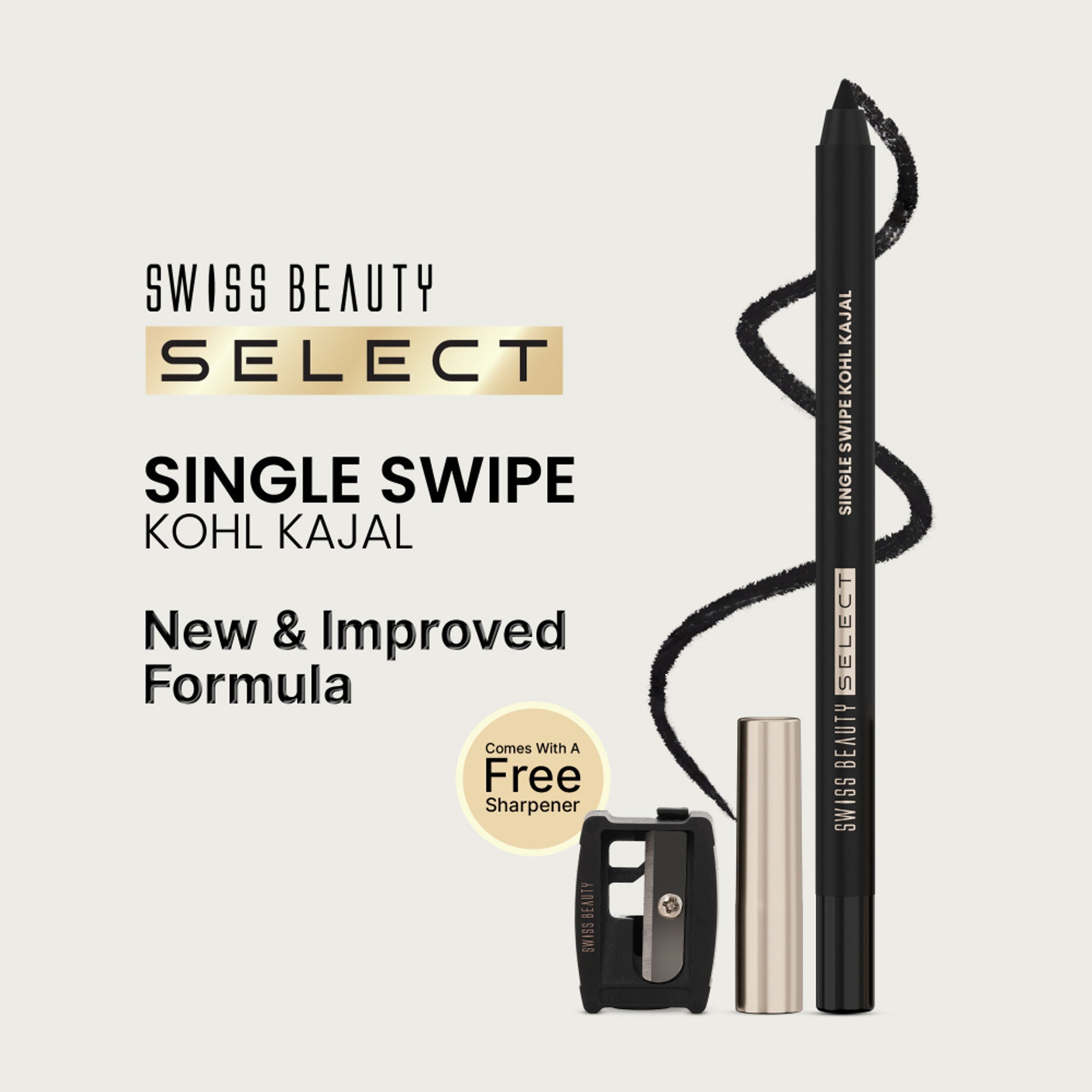 Swiss Beauty Select Single Swipe Kohl Kajal