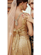 Myra Beige Soft net Lahanga