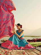 Myra Silk Muslan Printed Lehenga Choli In Multicolor