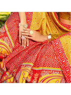 Myra Multicolour Silk Muslan Printed Crepe Lehenga Choli