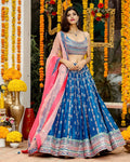 Lehenga Mart Glamorous Designer Lehenga Choli for Bridal and Bridesmaids Wedding Wear Choli
