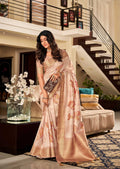 Anaita Cream Designer Digital Printed Soft Silk Saree With Blouse - Distacart