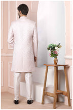 Raivat Ethnic Jacquard Silk Thread Work Indo Western In Onion Pink Colour - Distacart