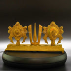 Balaji Namah with Shankh Chakra Brass Idol