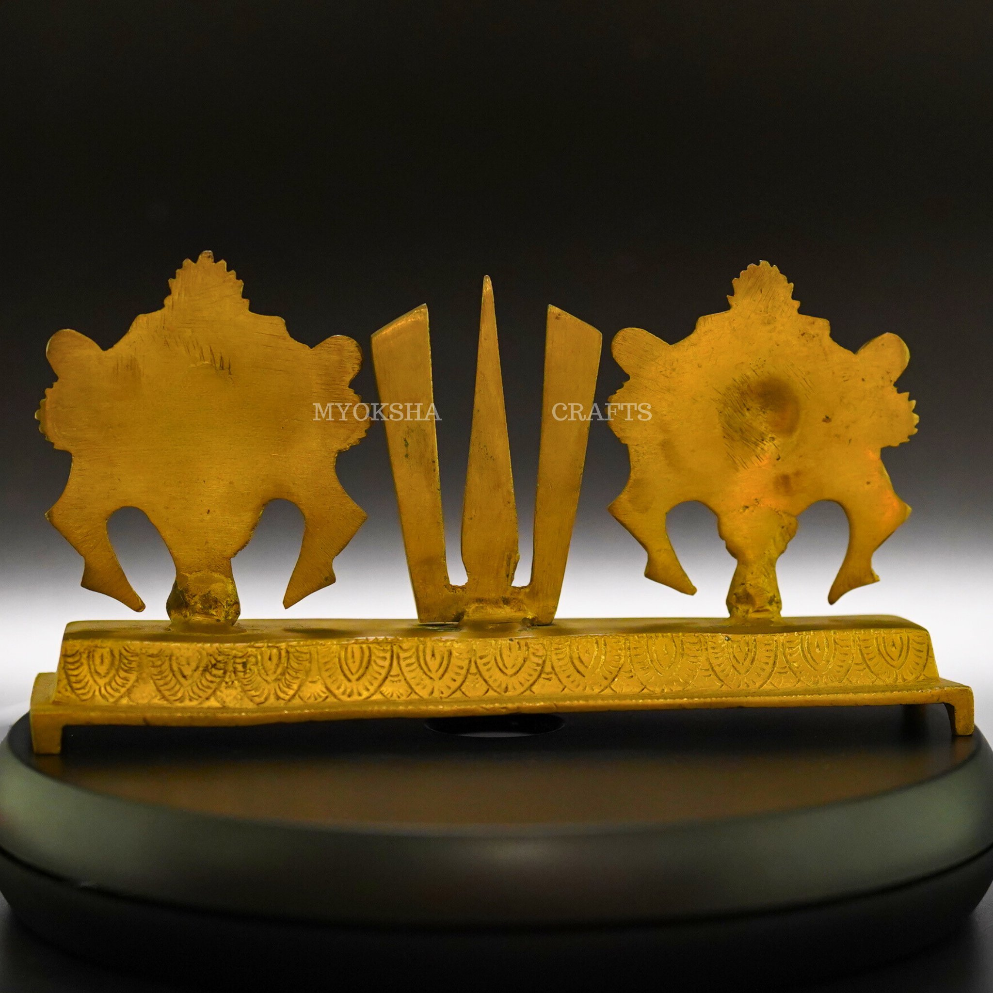 Balaji Namah with Shankh Chakra Brass Idol