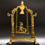 Little Krishna in Jhula idol - Enchanting Blessings for Homes