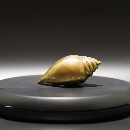 Brass Shankha - Divine Conch Shell for Spiritual Ceremonies and Blessings