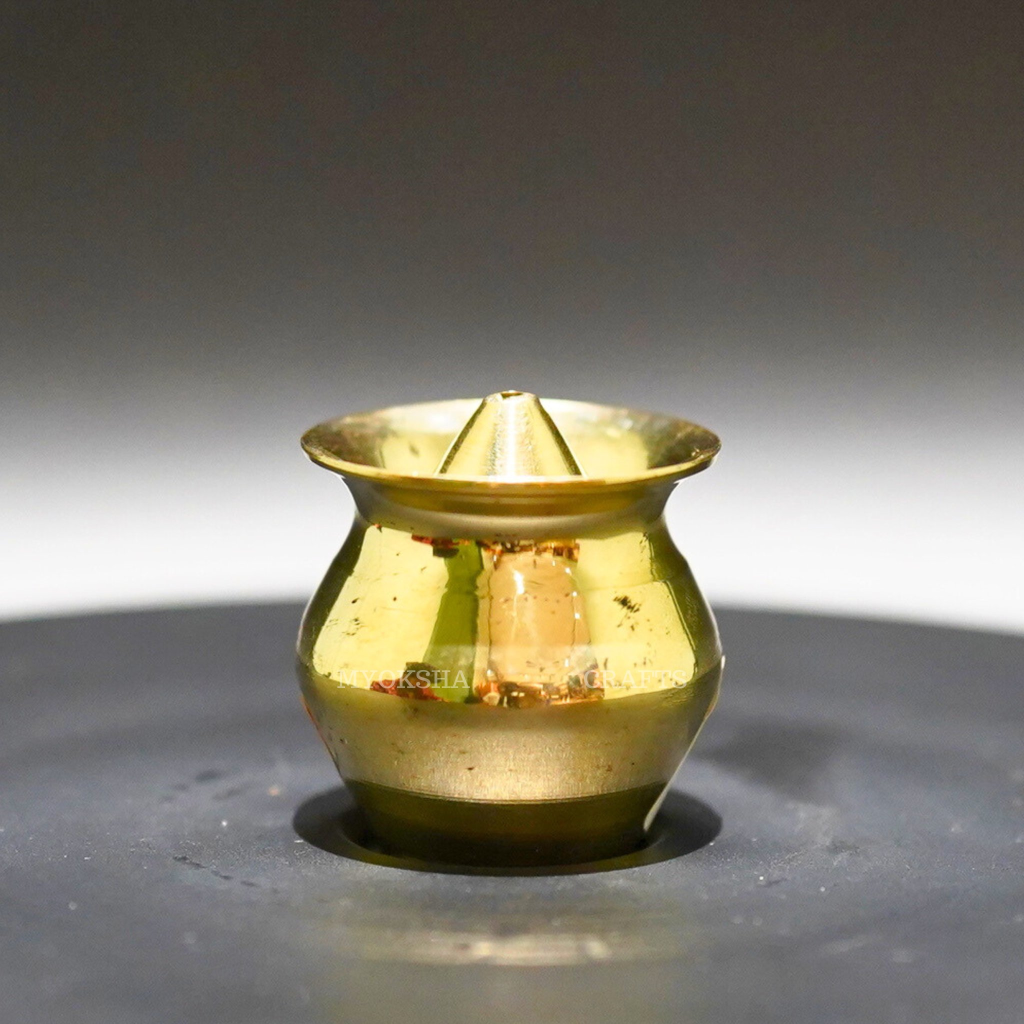 Brass Kalash Agarbatti Holder - Divine Fragrance and Prosperity for Homes
