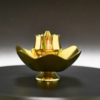 Brass Lotus Agarbatti Stand - Divine Fragrance and Serenity for Homes