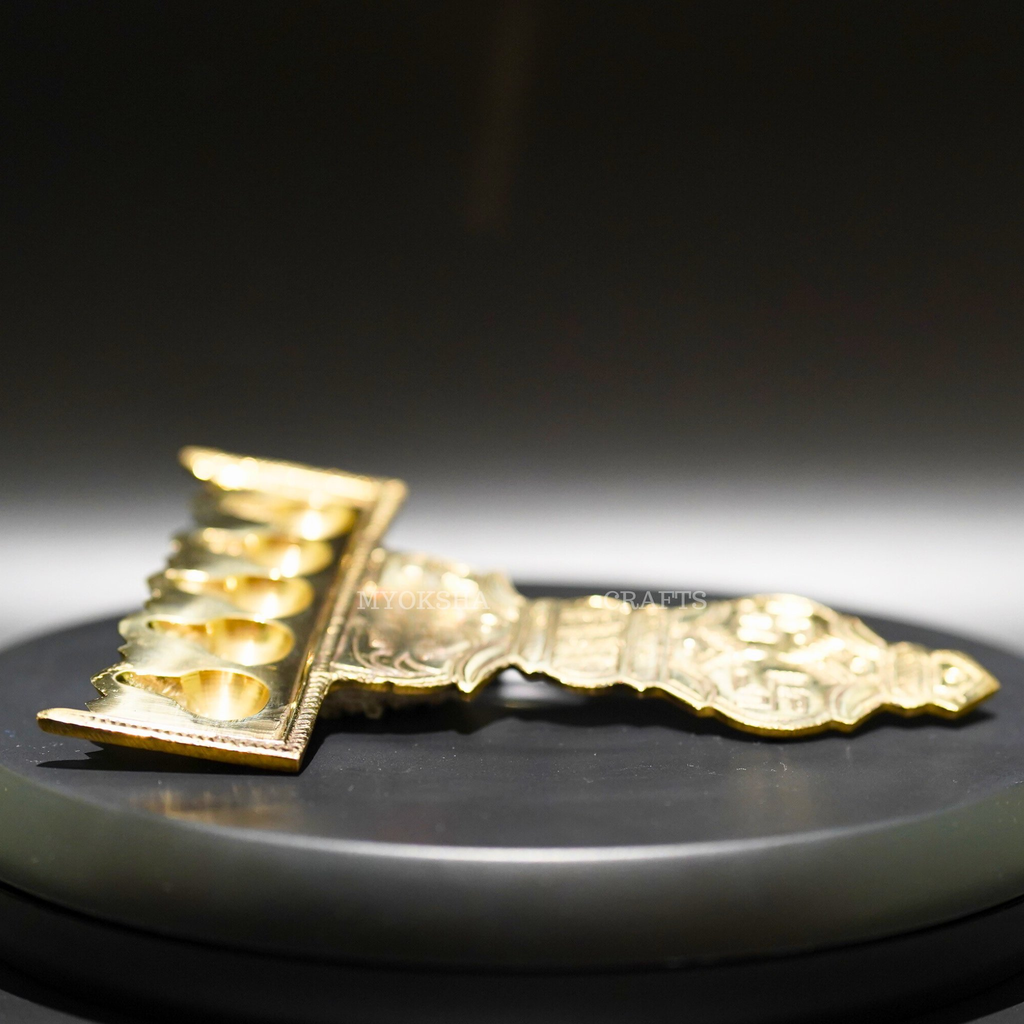 Brass Panch Arti Set - A Divine Touch for Homes