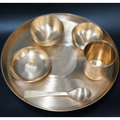 Exquisite Bronze Thali Set for Home Décor