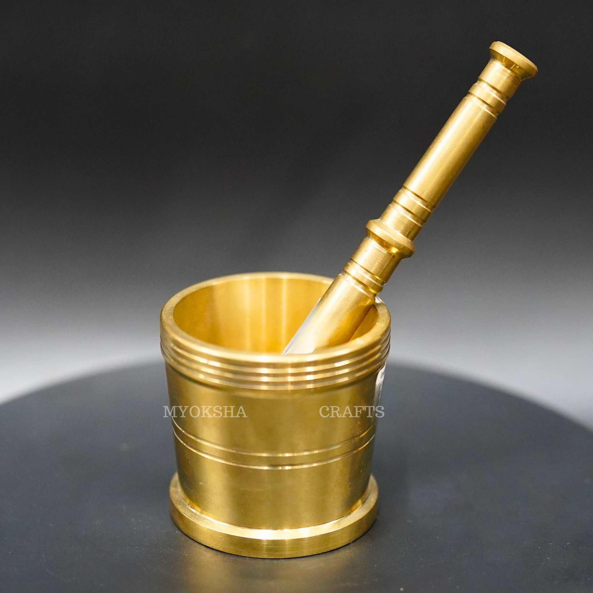 Brass Mortar and Pestle - Embrace the Art of Traditional Grinding