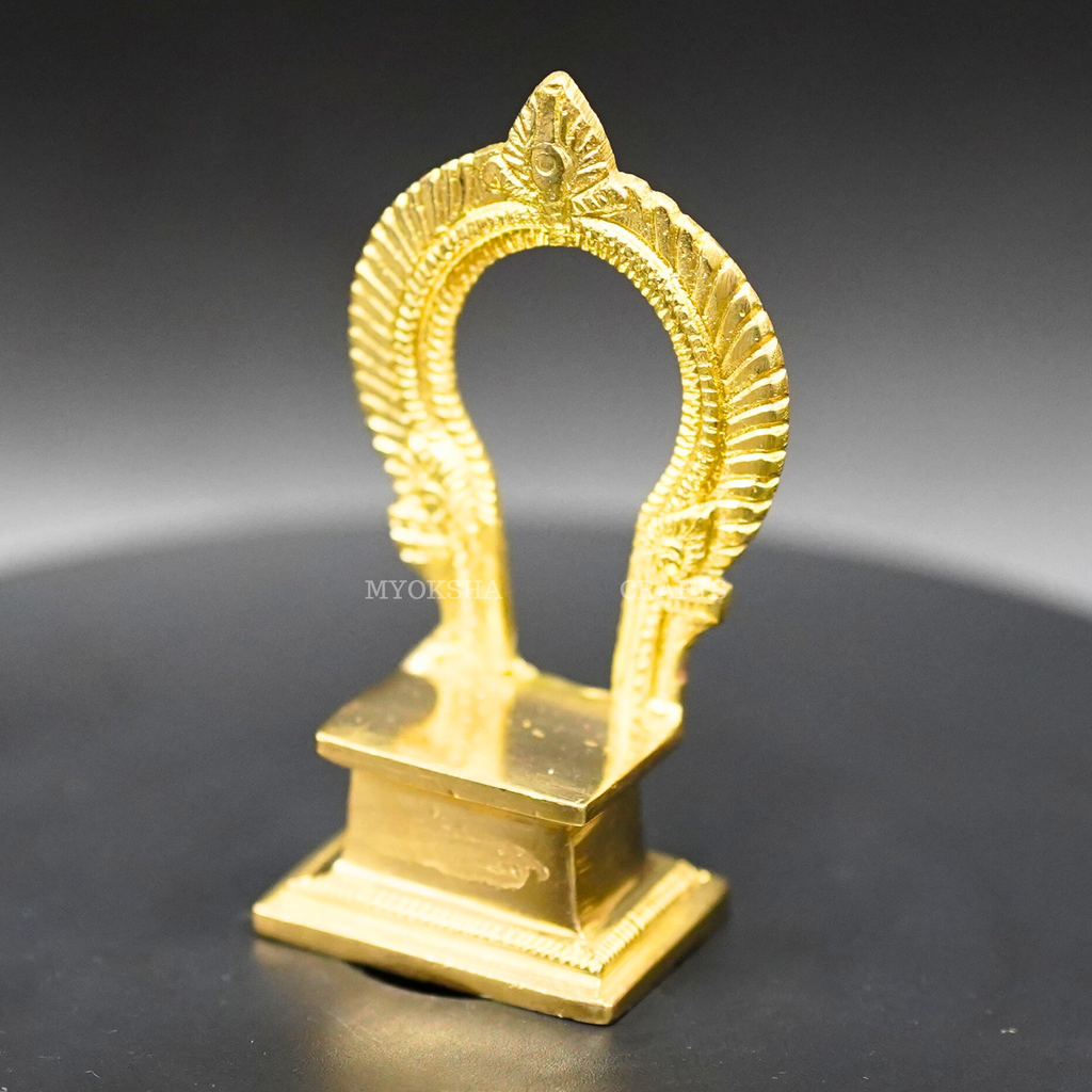 Brass Prabhavali: Ornate Indian Art for Home Sanctuaries