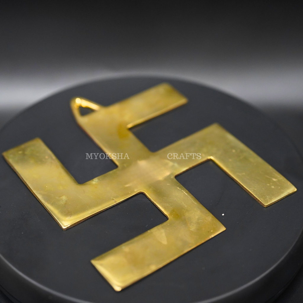 Brass Swastik: Auspicious Emblem for Homes