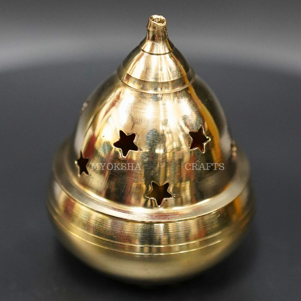 Brass Kuber Goblet: Embrace Prosperity and Elegance