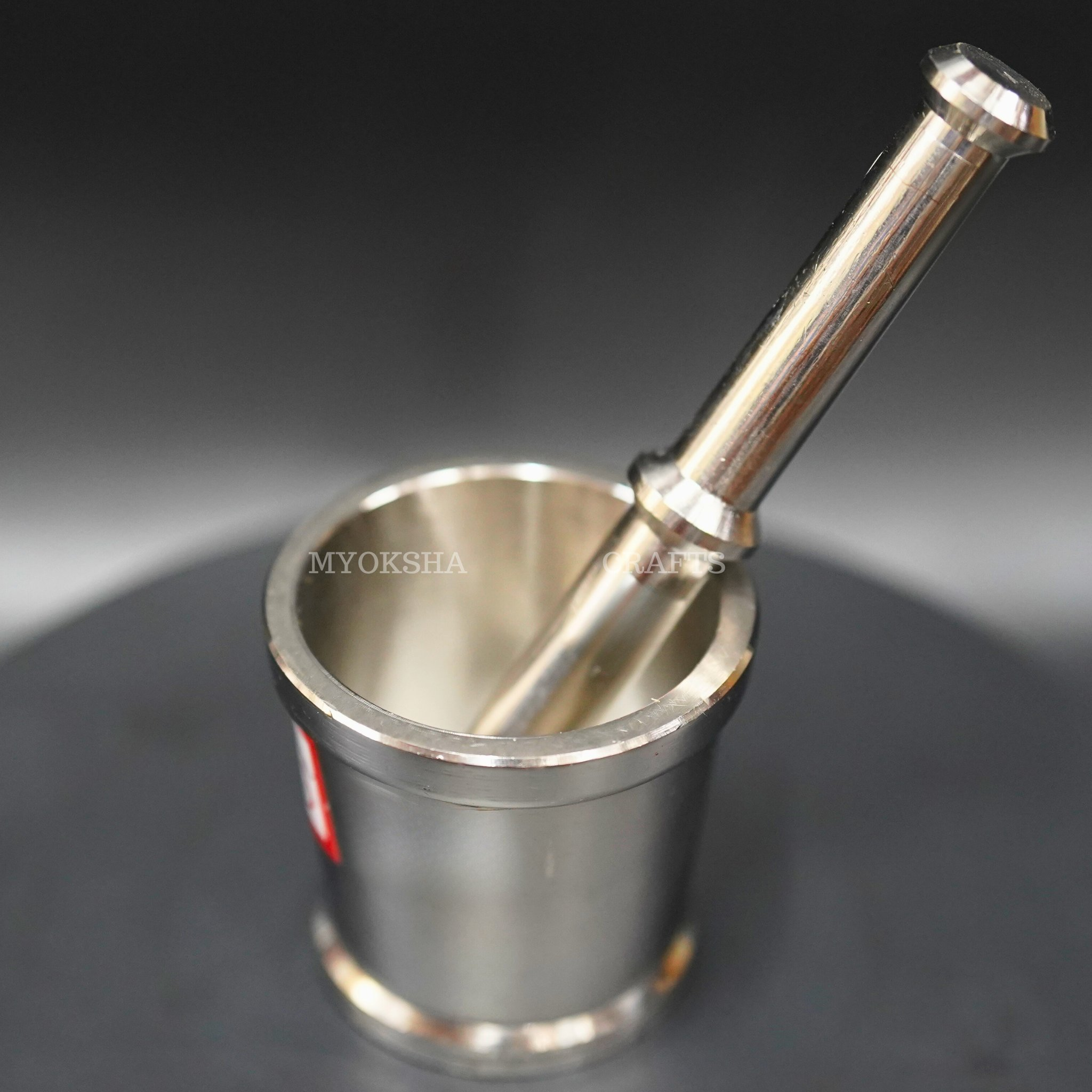 Stainless Steel Mortar & Pestle Set: Perfect for NRI Kitchen Delights