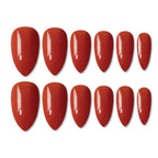 shills professional reusable press on nails almond spn637