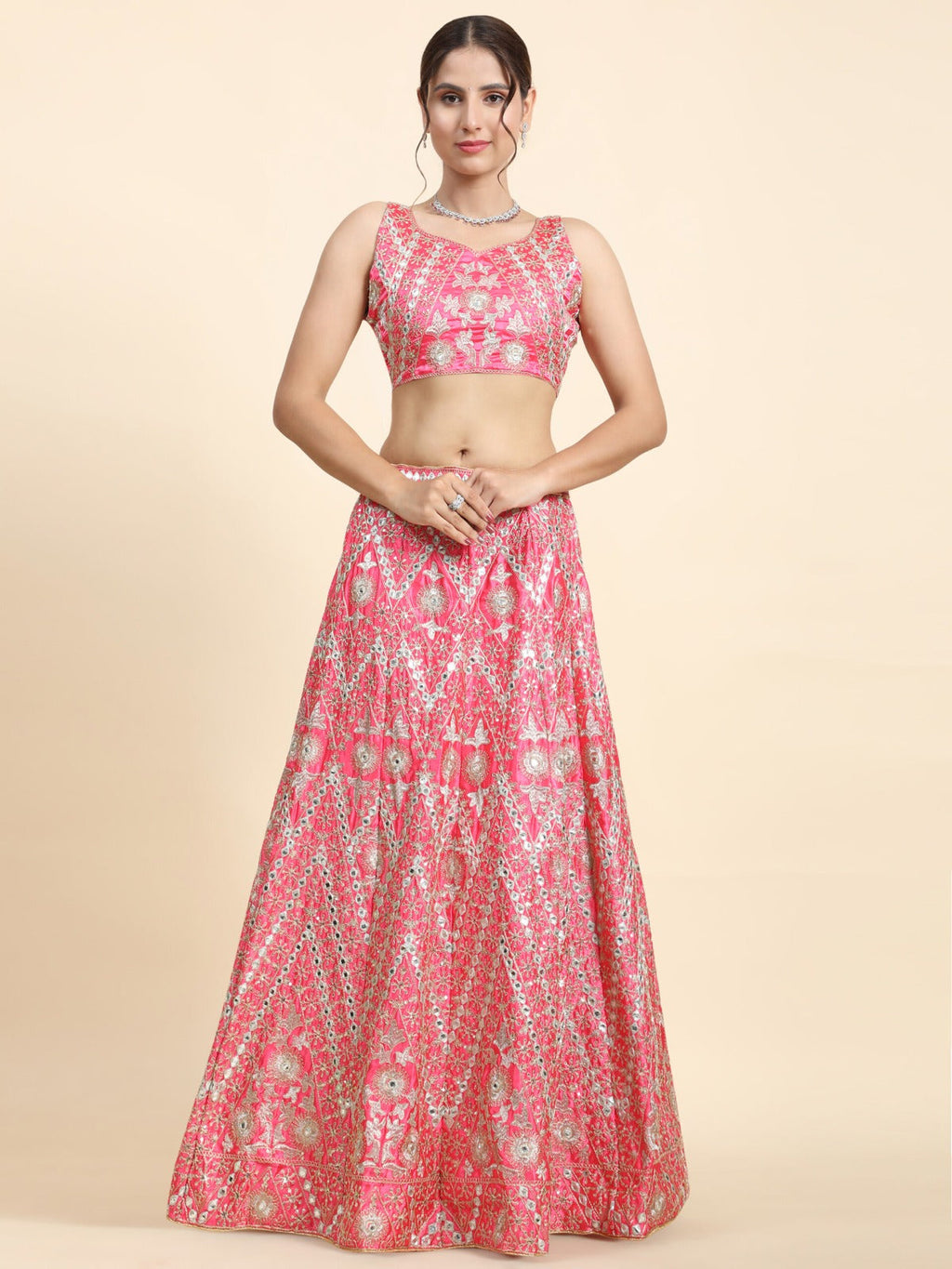 Lehenga Mart Glamorous Designer Lehenga Choli for Bridal and Bridesmaids Wedding Wear Choli