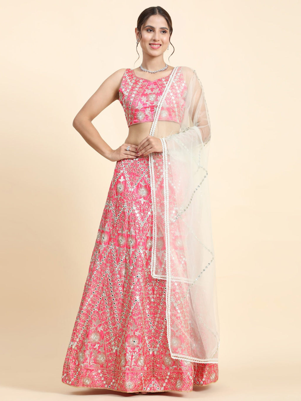 Lehenga Mart Glamorous Designer Lehenga Choli for Bridal and Bridesmaids Wedding Wear Choli