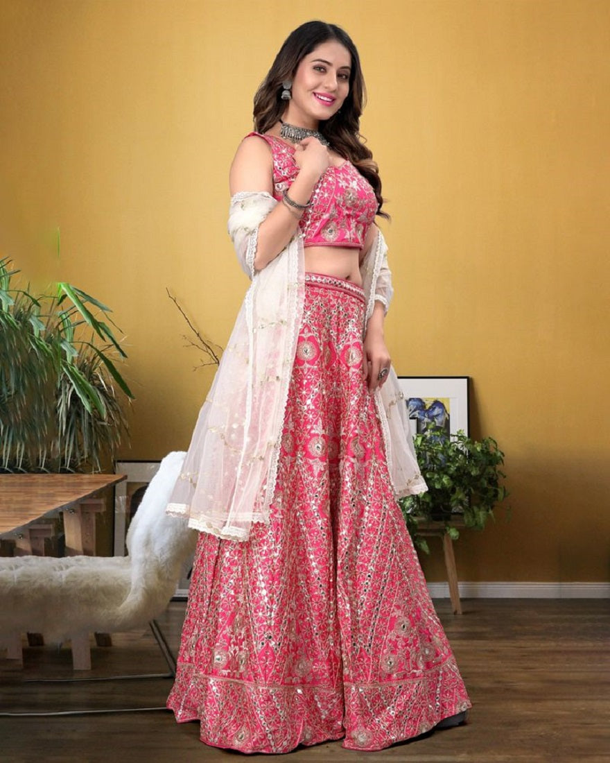 Lehenga Mart Glamorous Designer Lehenga Choli for Bridal and Bridesmaids Wedding Wear Choli