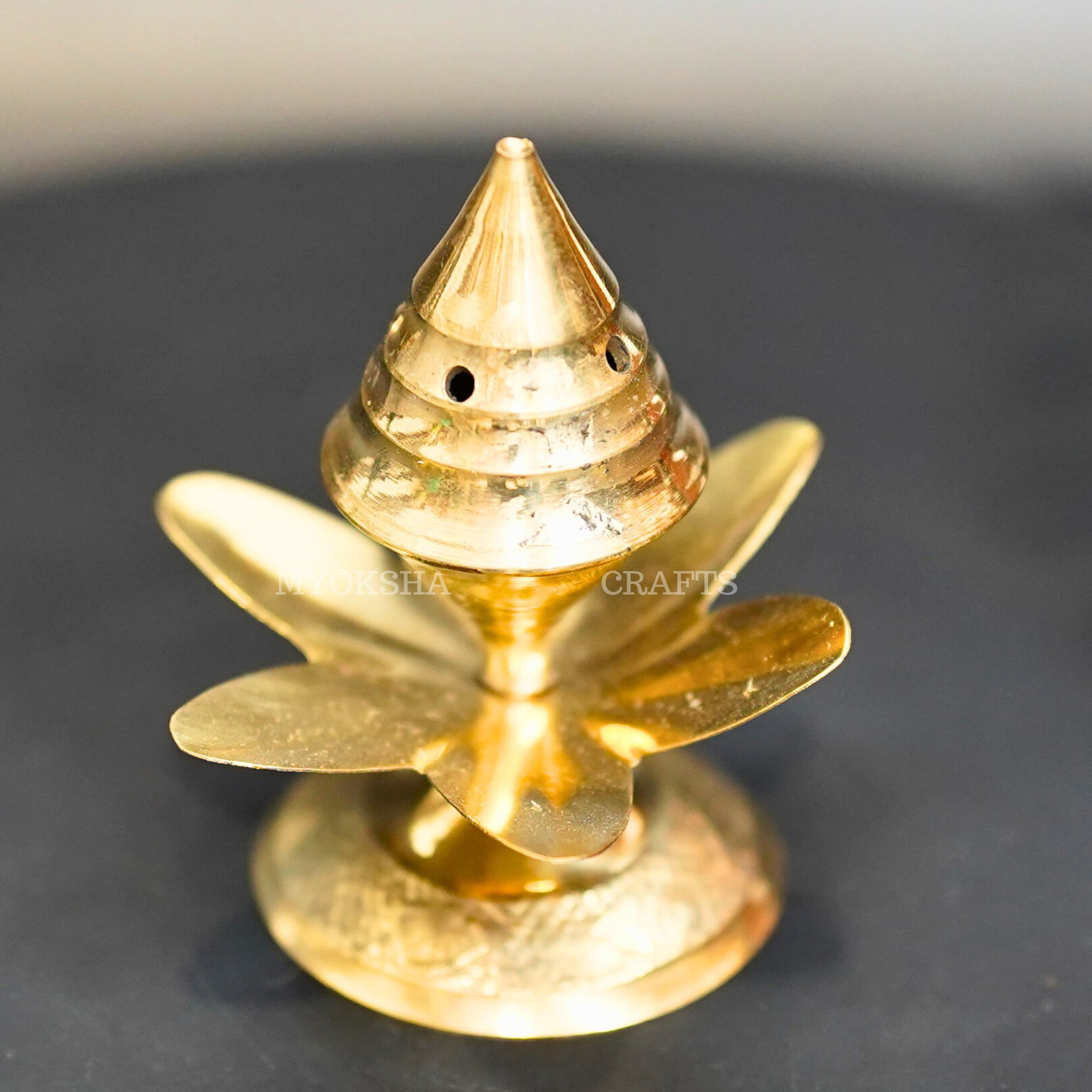 Brass Lotus Agarbatti Stand