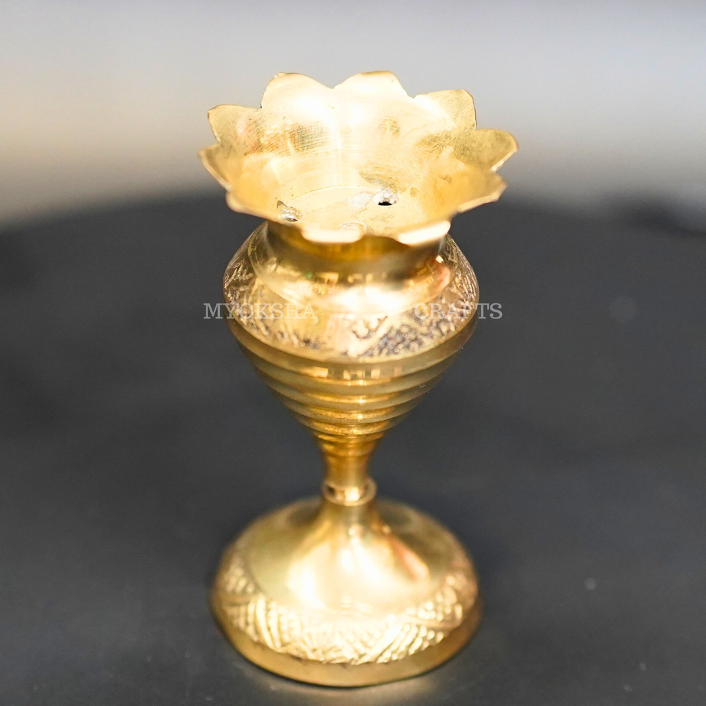 Brass Vase-Shaped Agarbatti Holder